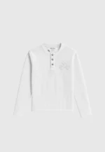 SR Waffle White Long Sleeve (1)